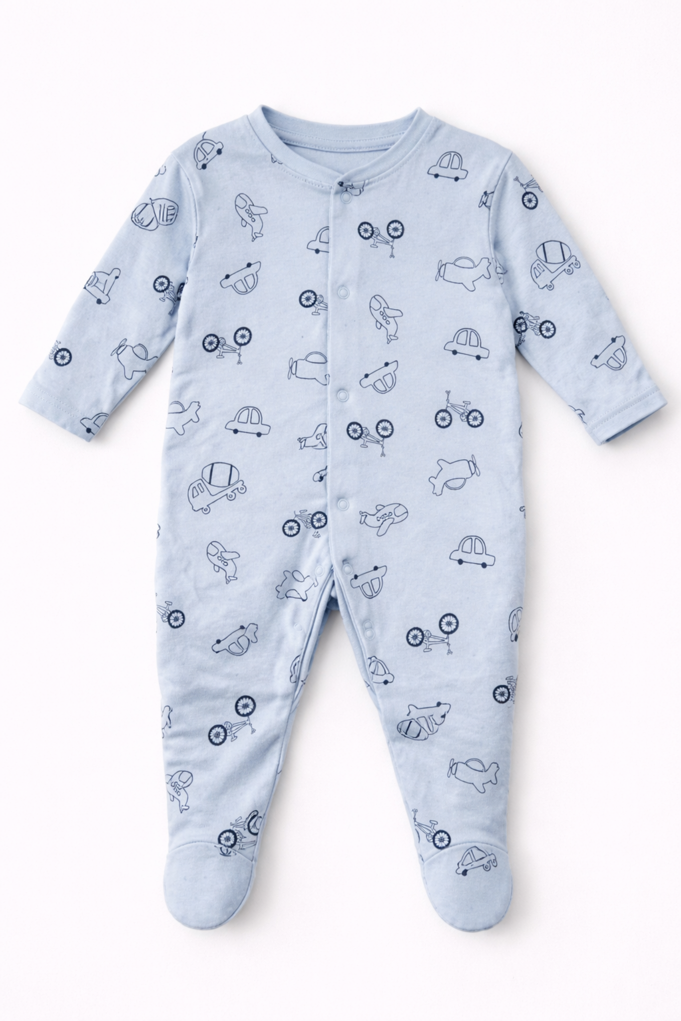 Vehicle print sleepsuit