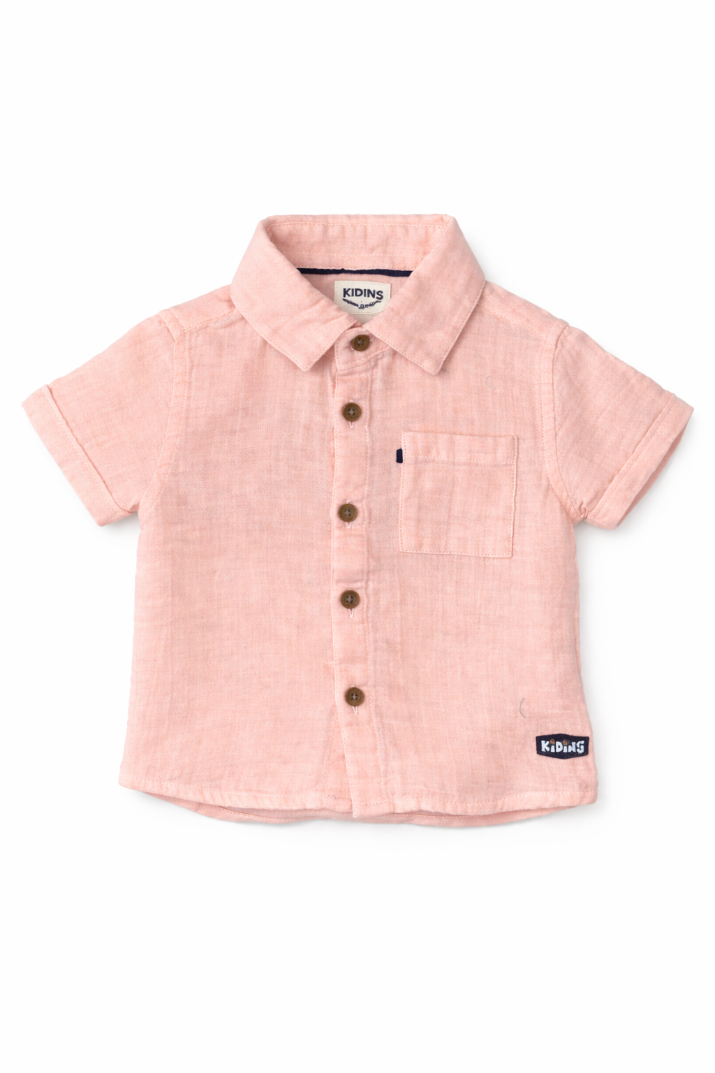 Kids double layer muslin shirt