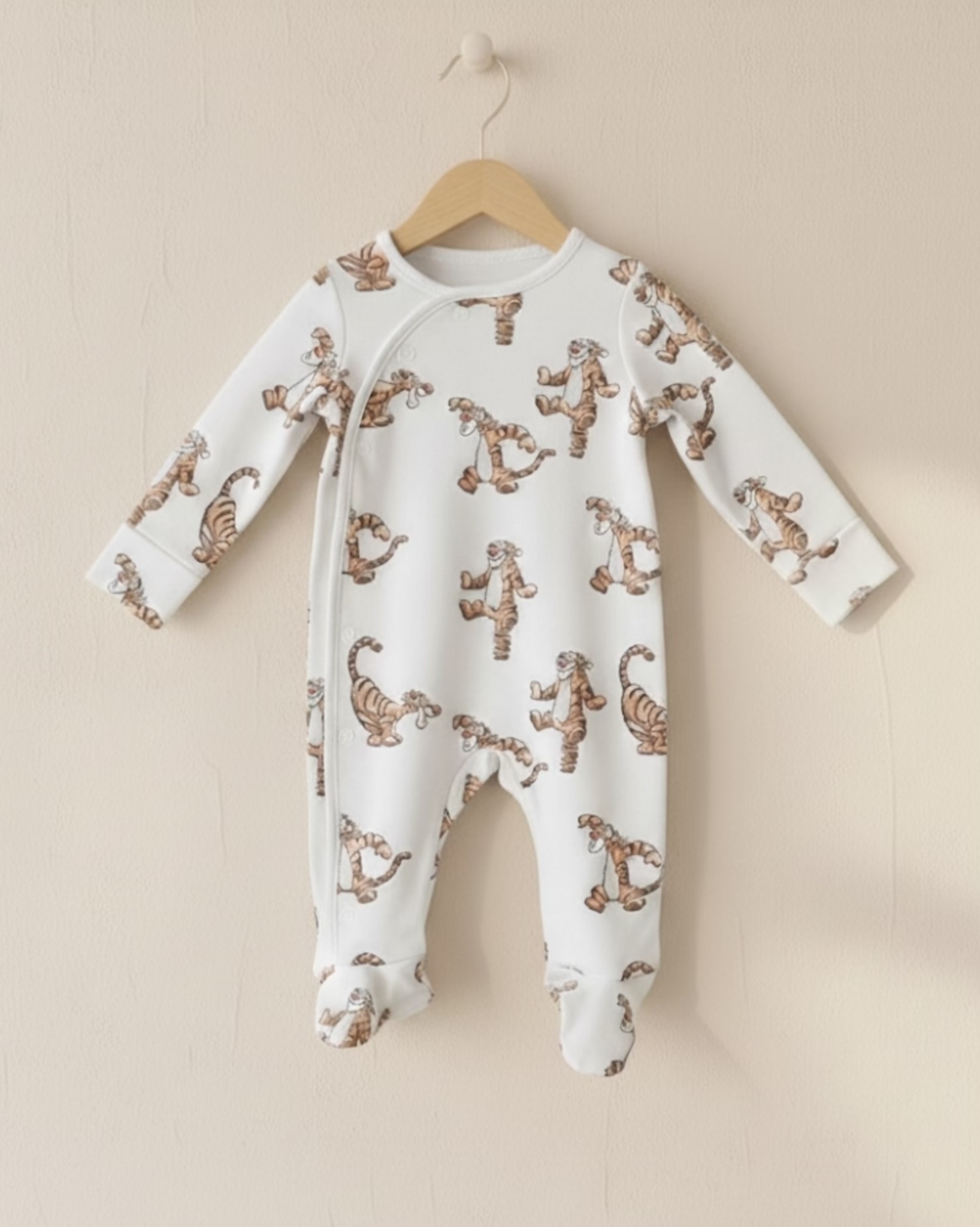 White tigger sleepsuit