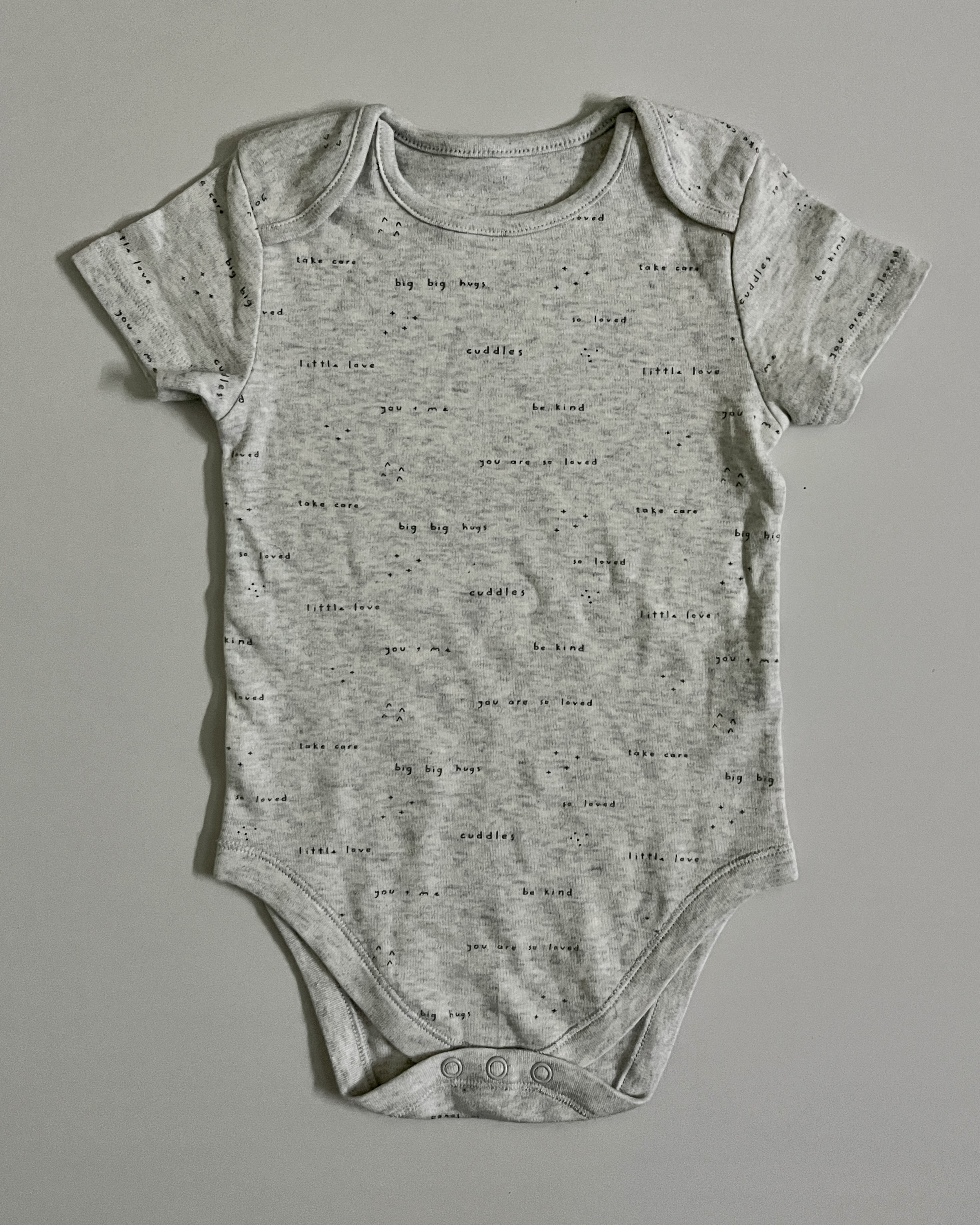 grey cuddles onsie