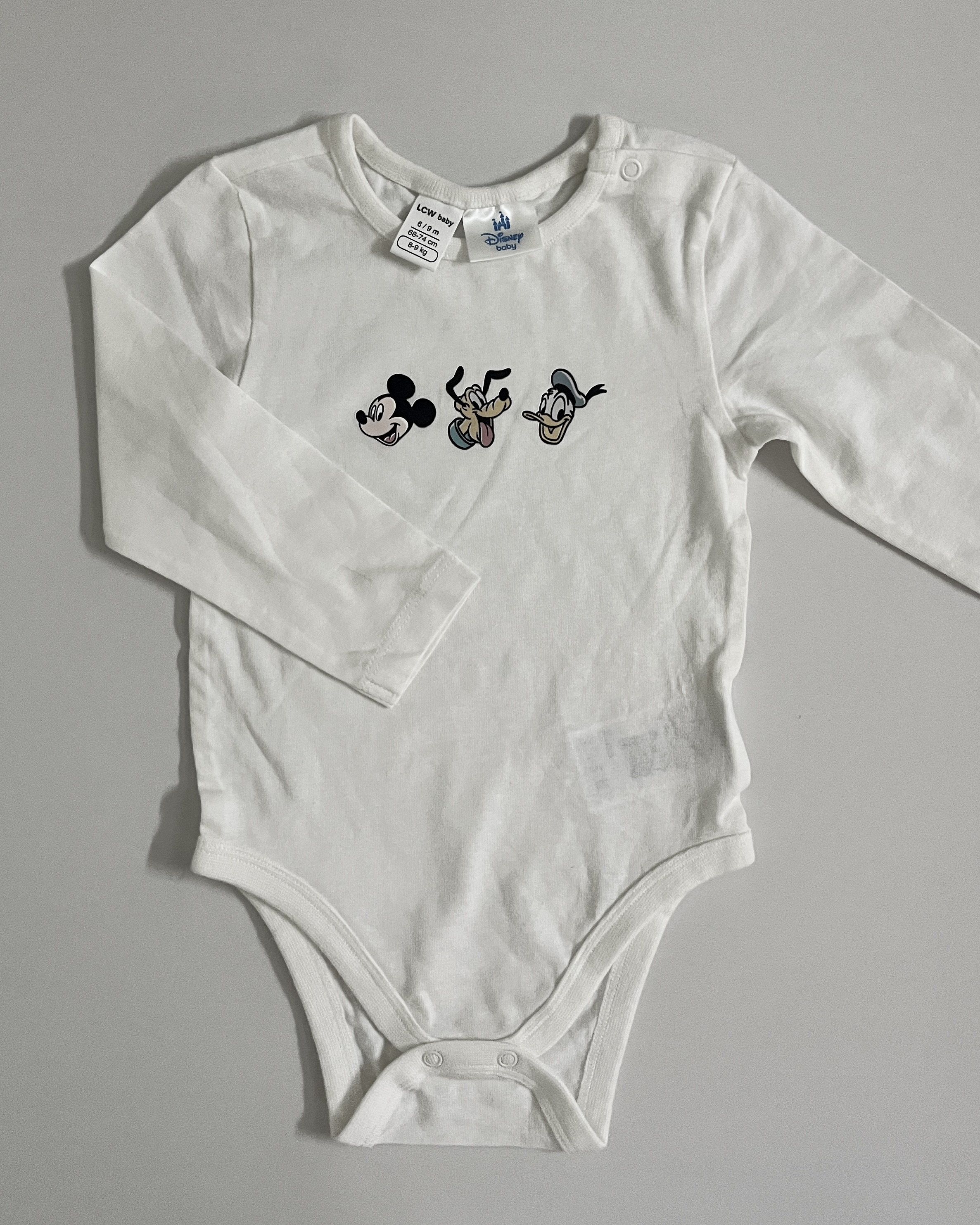 off white Mickey onsie