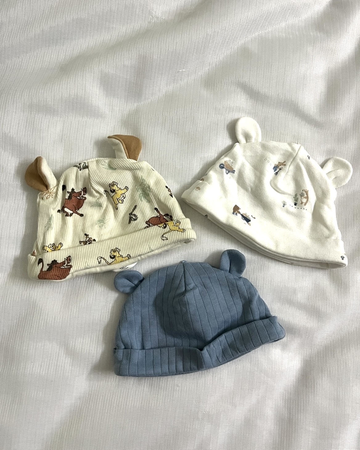 Newborn 3 piece cap