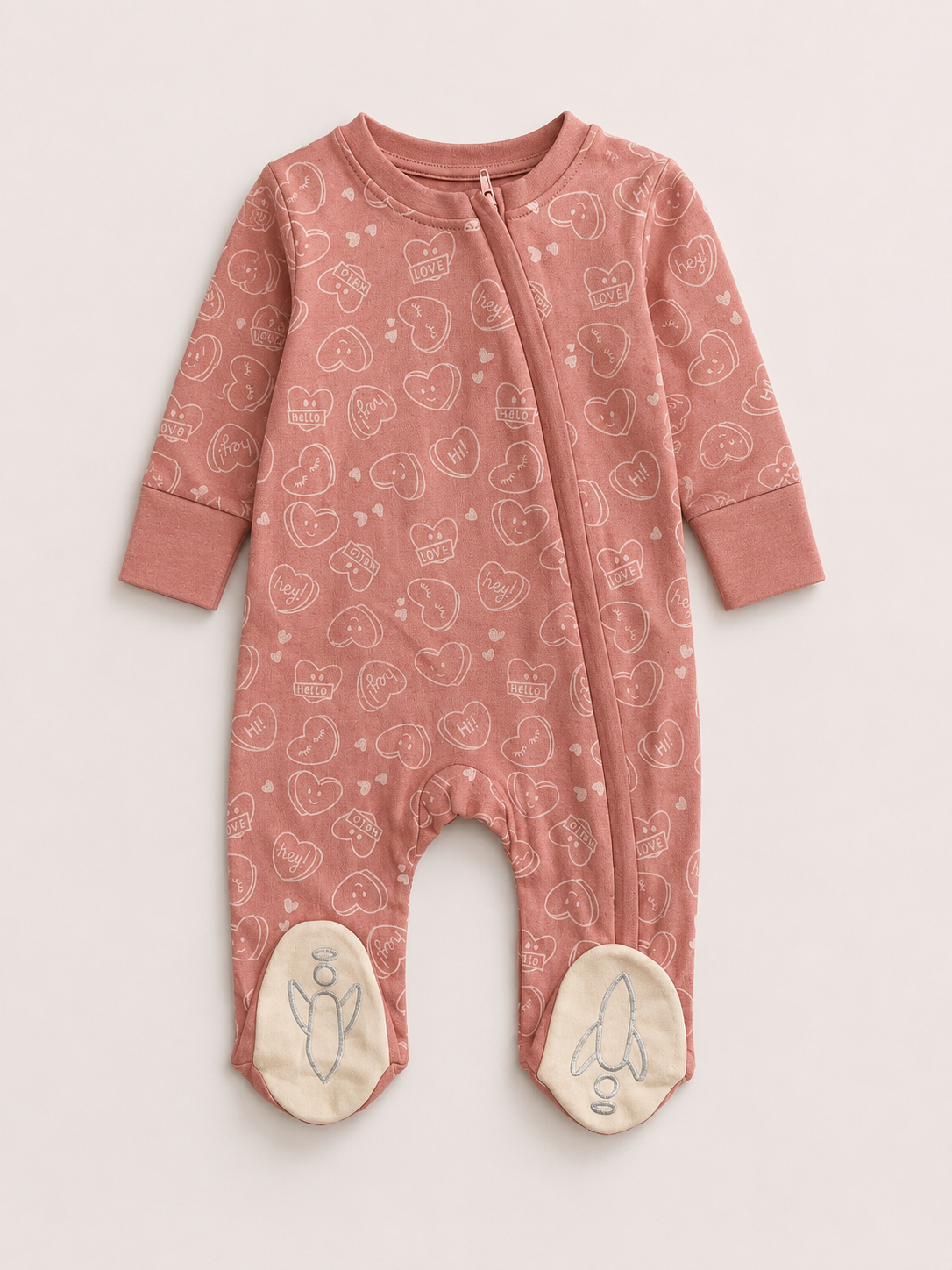 Heart emoji sleepsuit