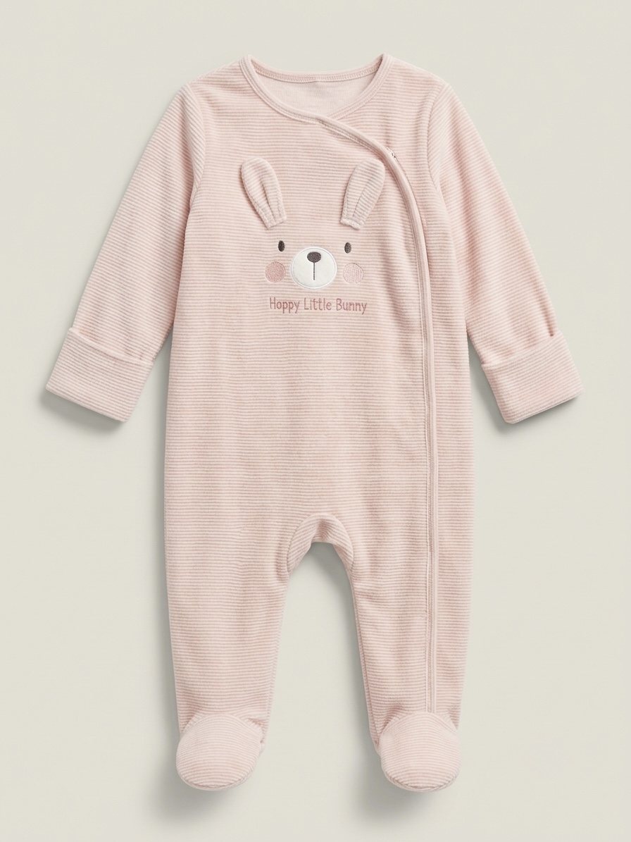 happy little bunny sleepsuit