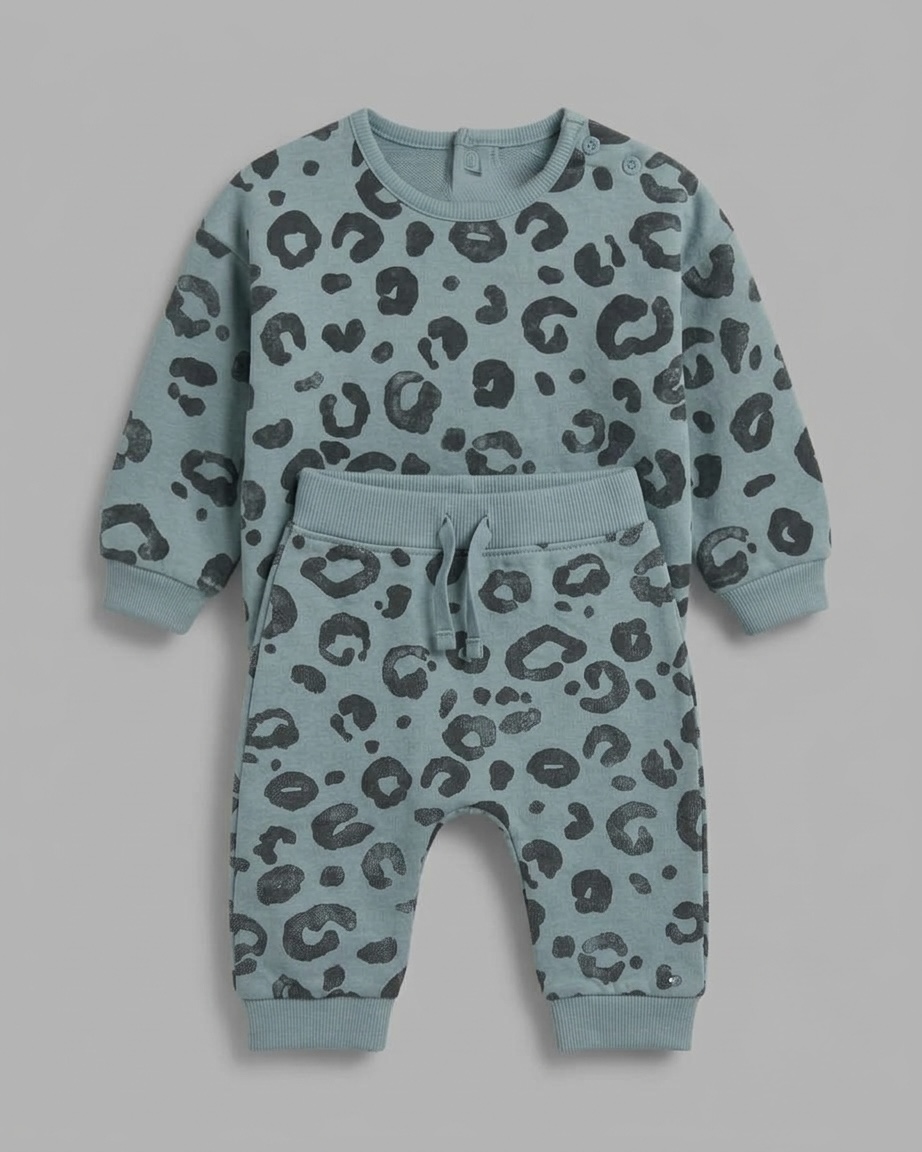 Teal cheetah print co-ord