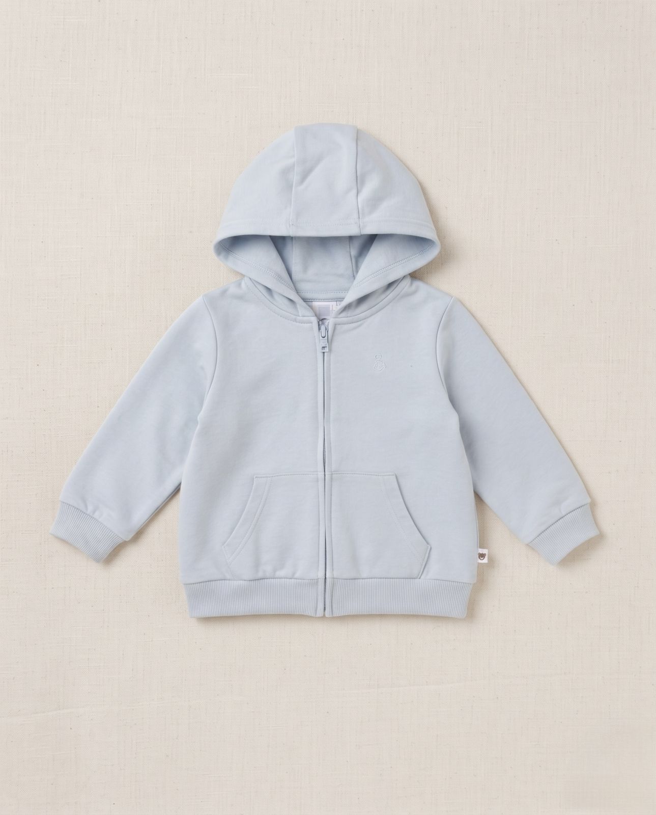 Blue hoodie