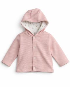Pink stripes hoodie