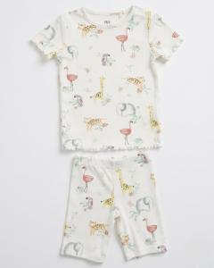 ribbed shorts Co-ord set