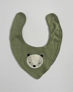 Animal embroidered bib