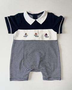 Sailer half romper