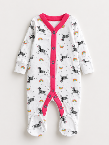 Zebra sleepsuit