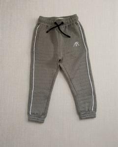 Grey quilted sweatpants