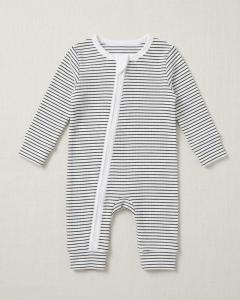Airy stripes romper
