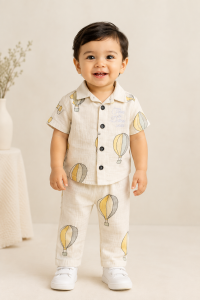 Hot air balloon muslin co-ord