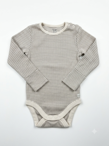 Brown ribbed onsie