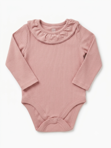 Ruffle neck onsie
