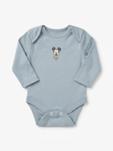 Blue funny Mickey onsie