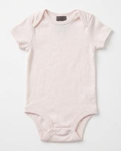 Pink stripes onsie