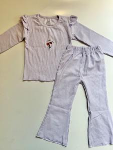 Lilac embroidered co-ord