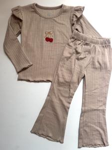 Cherry charm embroidered co-ord