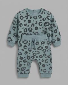Teal cheetah print co-ord