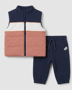 Quilted winter jacket co-ord