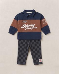 Lightning mc queen checkered pant winter co-ord